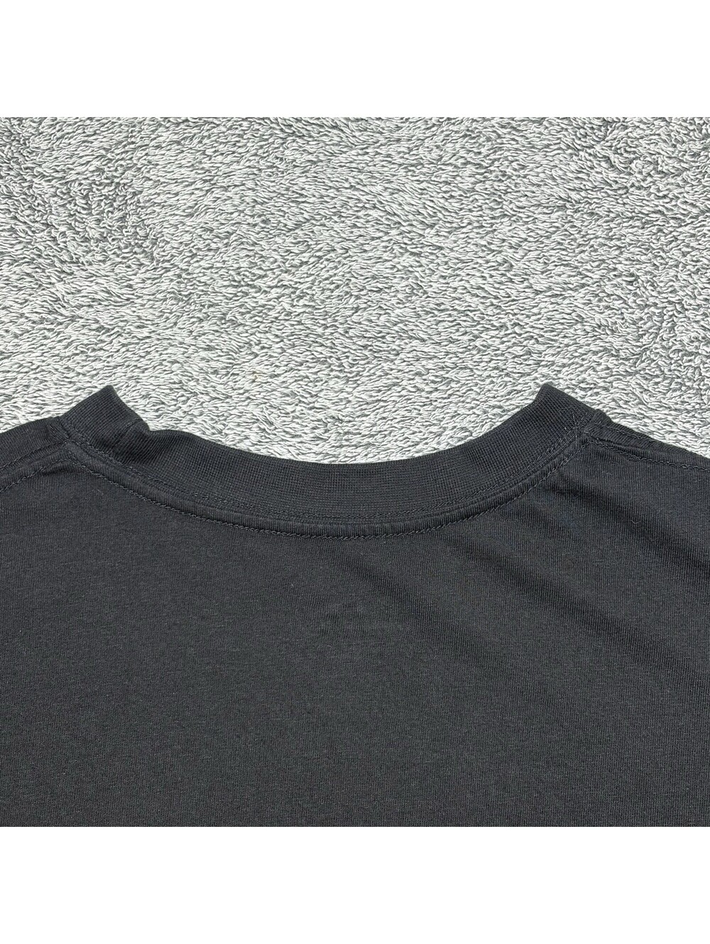 CHAMPION Men’s XL 100% Cotton Solid Black T-shirt - Picture 8 of 12
